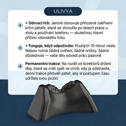 Pomůcka pro krční trakci — Přirozená úleva od vdovského hrbu a zlepšení držení těla