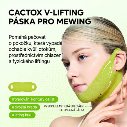 Cactox V-Lifting Mewing páska (4x maska v balení)