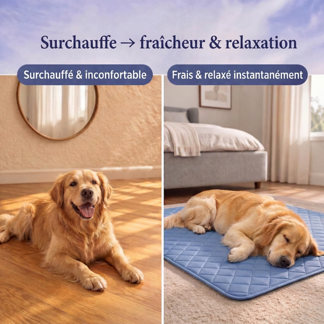 Votre chien surchauffe plus vite que vous ne le pensez