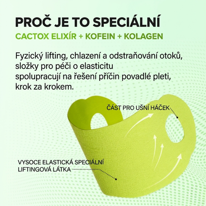 Cactox V-Lifting Mewing páska (4x maska v balení)