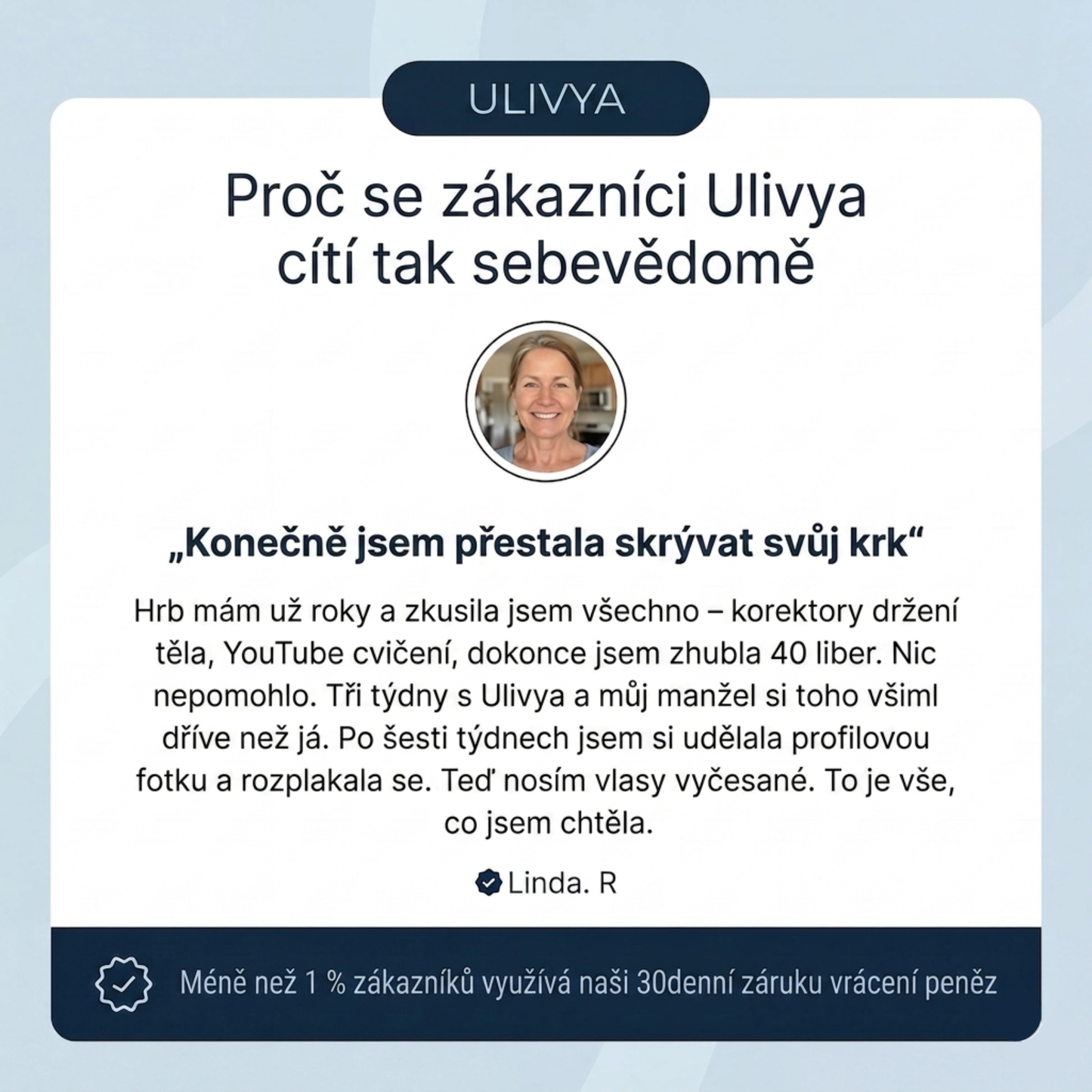 Pomůcka pro krční trakci — Přirozená úleva od vdovského hrbu a zlepšení držení těla