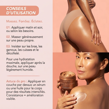 L'éclat fouetté Illumine · Nourrit · Fais briller