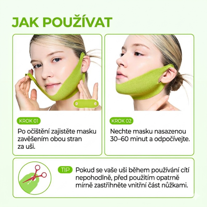 Cactox V-Lifting Mewing páska (4x maska v balení)