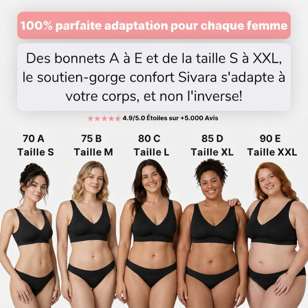Soutien-gorges Ulivya Confort sans coutures ni armatures