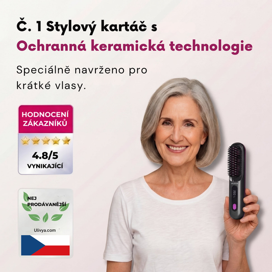Ulivya kartáč na krátké vlasy