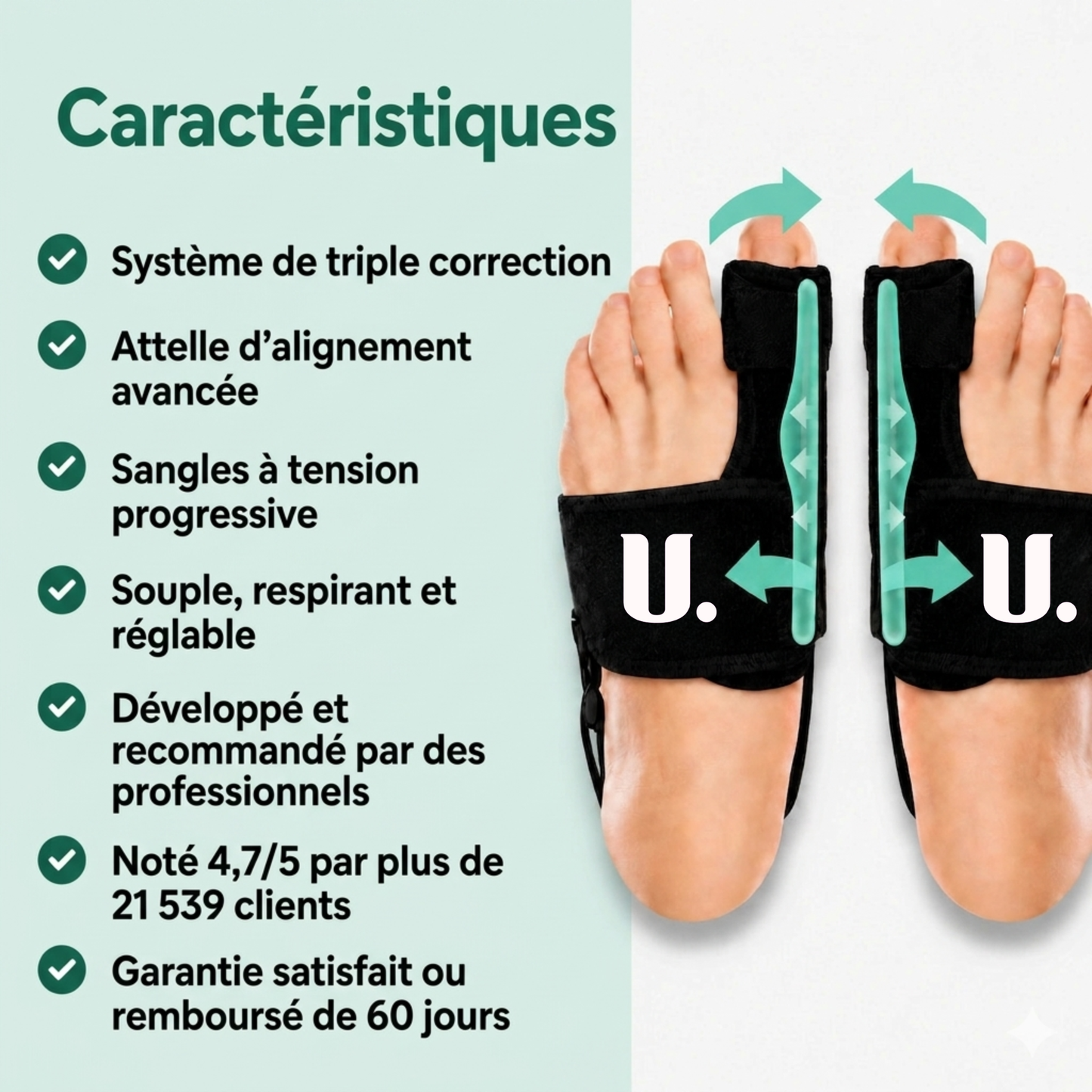 L'orthèse Valgus d'Ulivya
