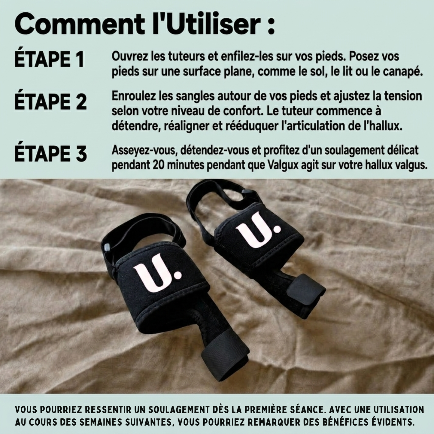 L'orthèse Valgus d'Ulivya
