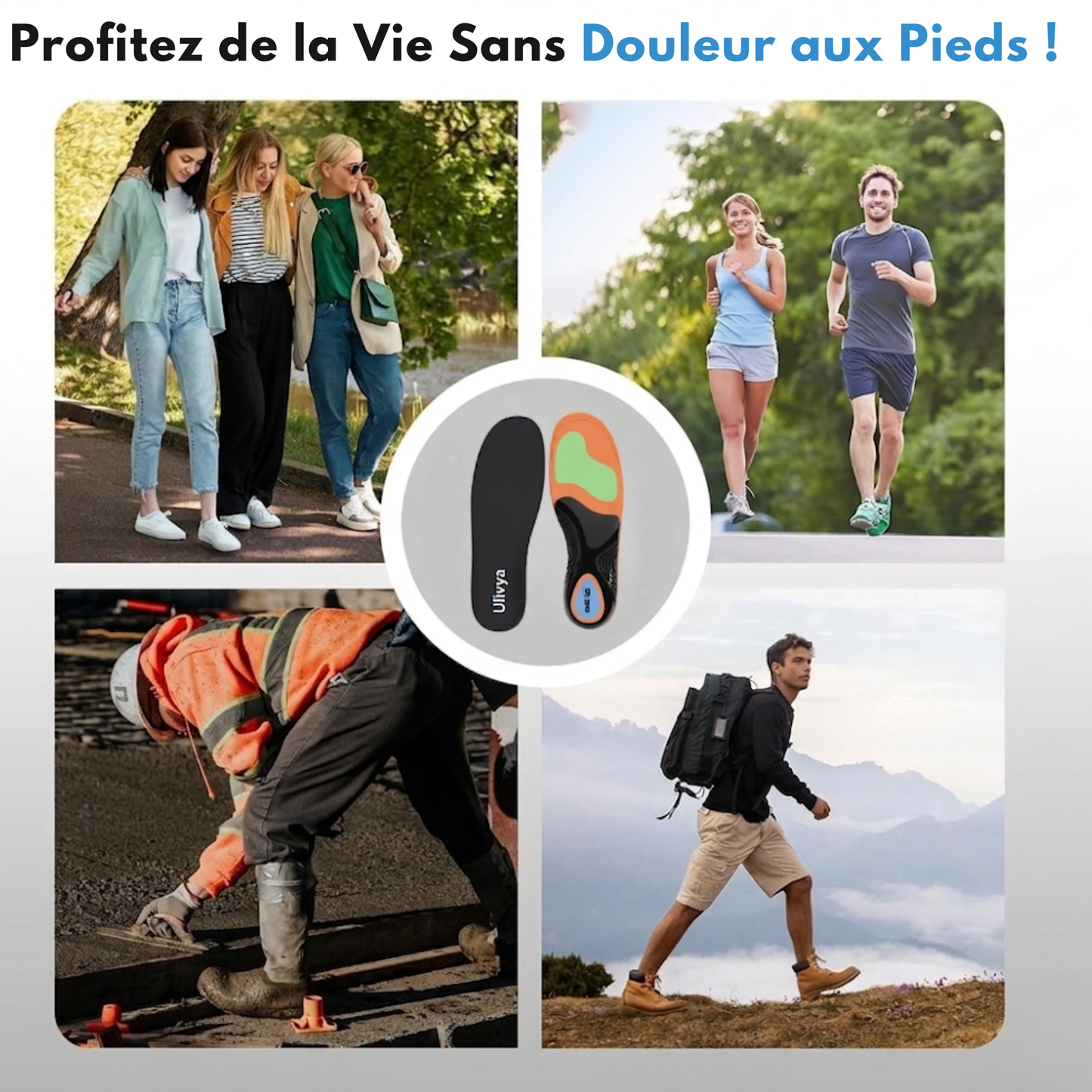 Ulivya™ – Semelles orthopédiques professionnelles